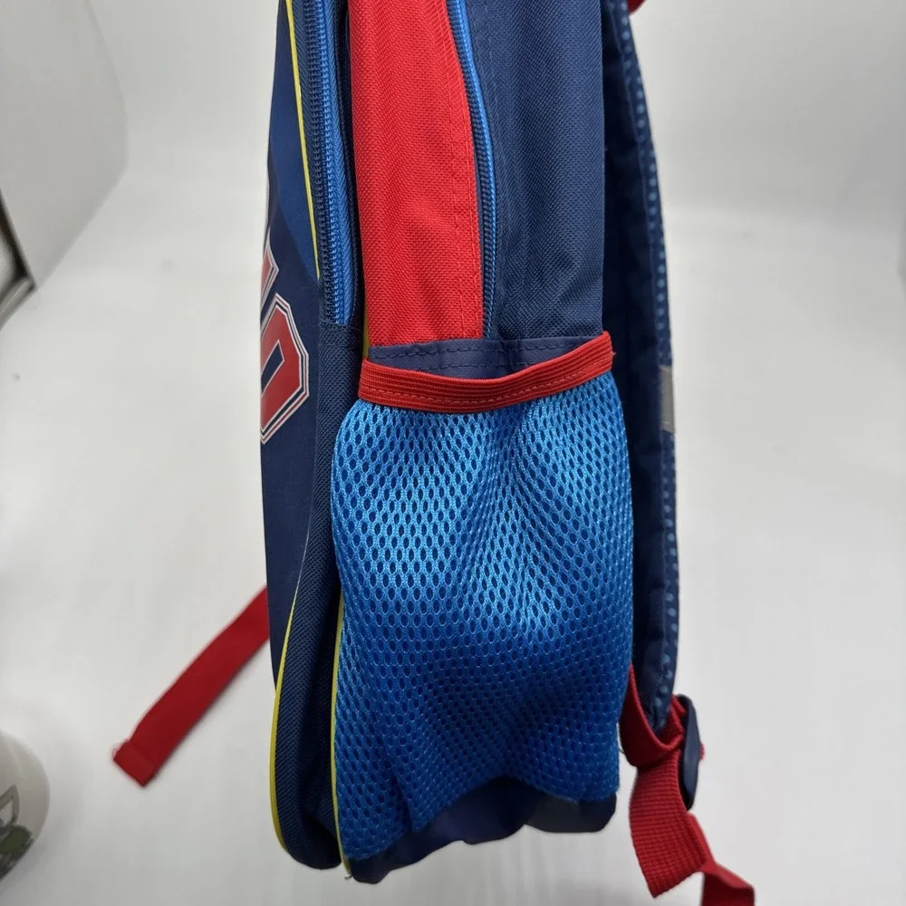 Super Mario 17" Backpack‎ With Laptop Sleeve Book Bag Nintendo Zippered School - Picture 4 of 11